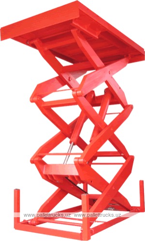 Стационарный подъемный стол с тройными ножницами Lema LM HCL-3.0-4.5