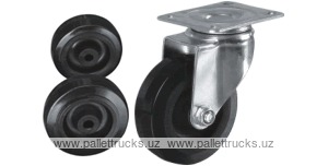 Колесо поворотное с площадкой Lema CE2-PL-75-50-3