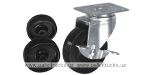 Колесо поворотное с площадкой Lema CE2-PA-65-50-C3