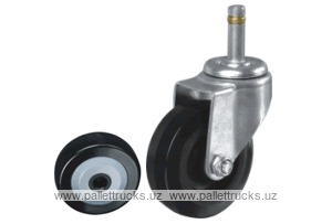 Колесо поворотное со штырем Lema CE4-PL-75-50-4