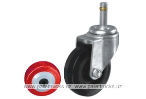 Колесо поворотное со штырем Lema CE4-PU-75-55-4