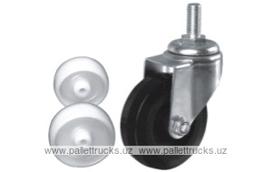 Колесо поворотное с болтом Lema CE3-TPA-65-55-3