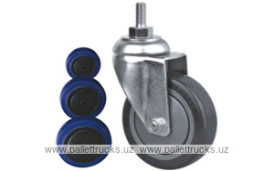 Колесо поворотное с болтом Lema EI3-RUB-75-120-7