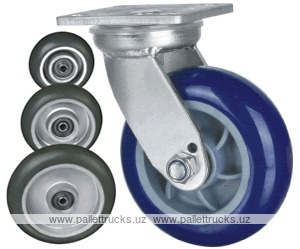 Колесо поворотное с площадкой Lema GF2-RUB-150-330-6A